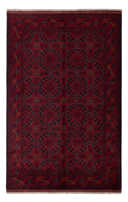 Tappeto afgano - Kunduz - 196 x 123 cm - rosso scuro