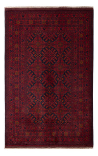 Tappeto afgano - Kunduz - 193 x 124 cm - rosso scuro