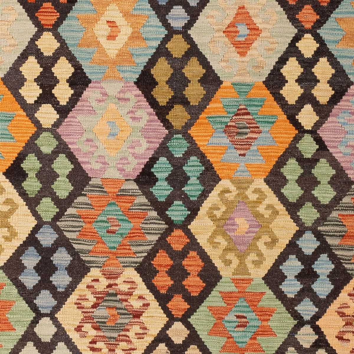 Tappeto Kelim - Splash - 285 x 207 cm - multicolore