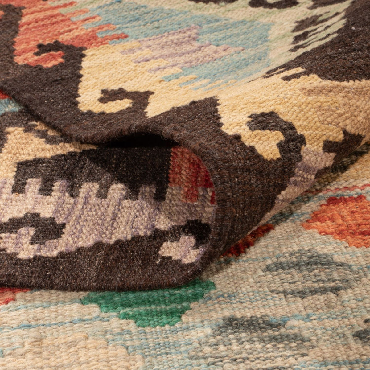 Tappeto Kelim - Splash - 297 x 204 cm - multicolore