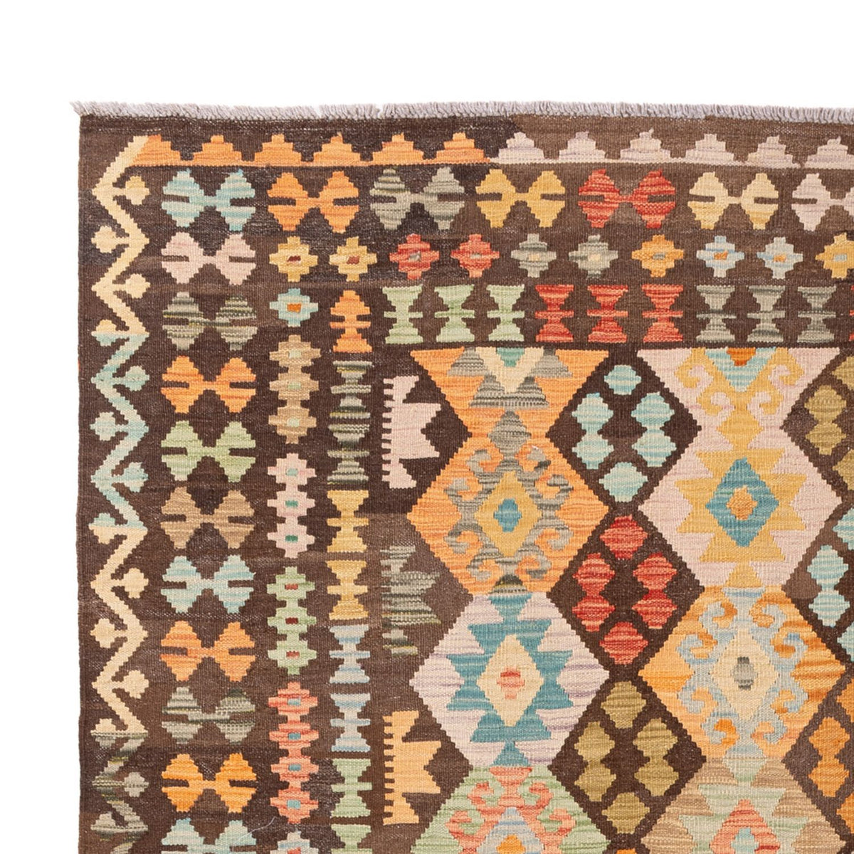 Tappeto Kelim - Splash - 297 x 205 cm - multicolore