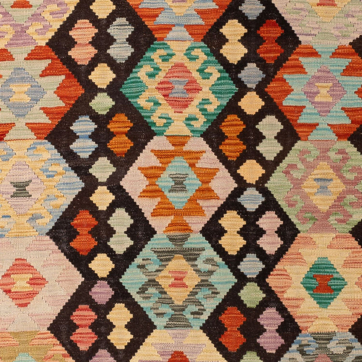 Tappeto Kelim - Splash - 290 x 203 cm - multicolore