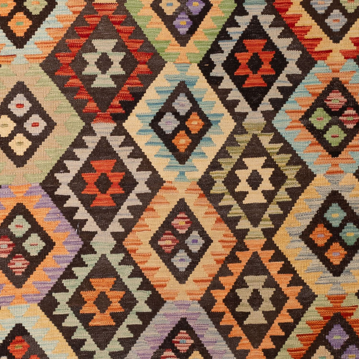 Tappeto Kelim - Splash - 304 x 205 cm - multicolore