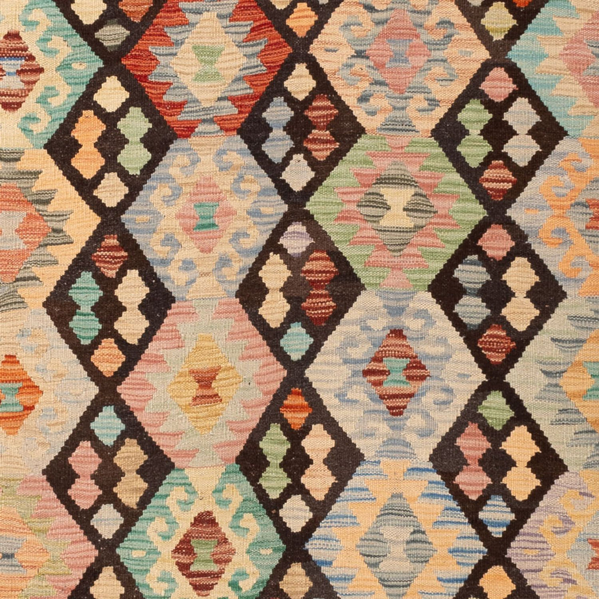 Tappeto Kelim - Splash - 299 x 198 cm - multicolore