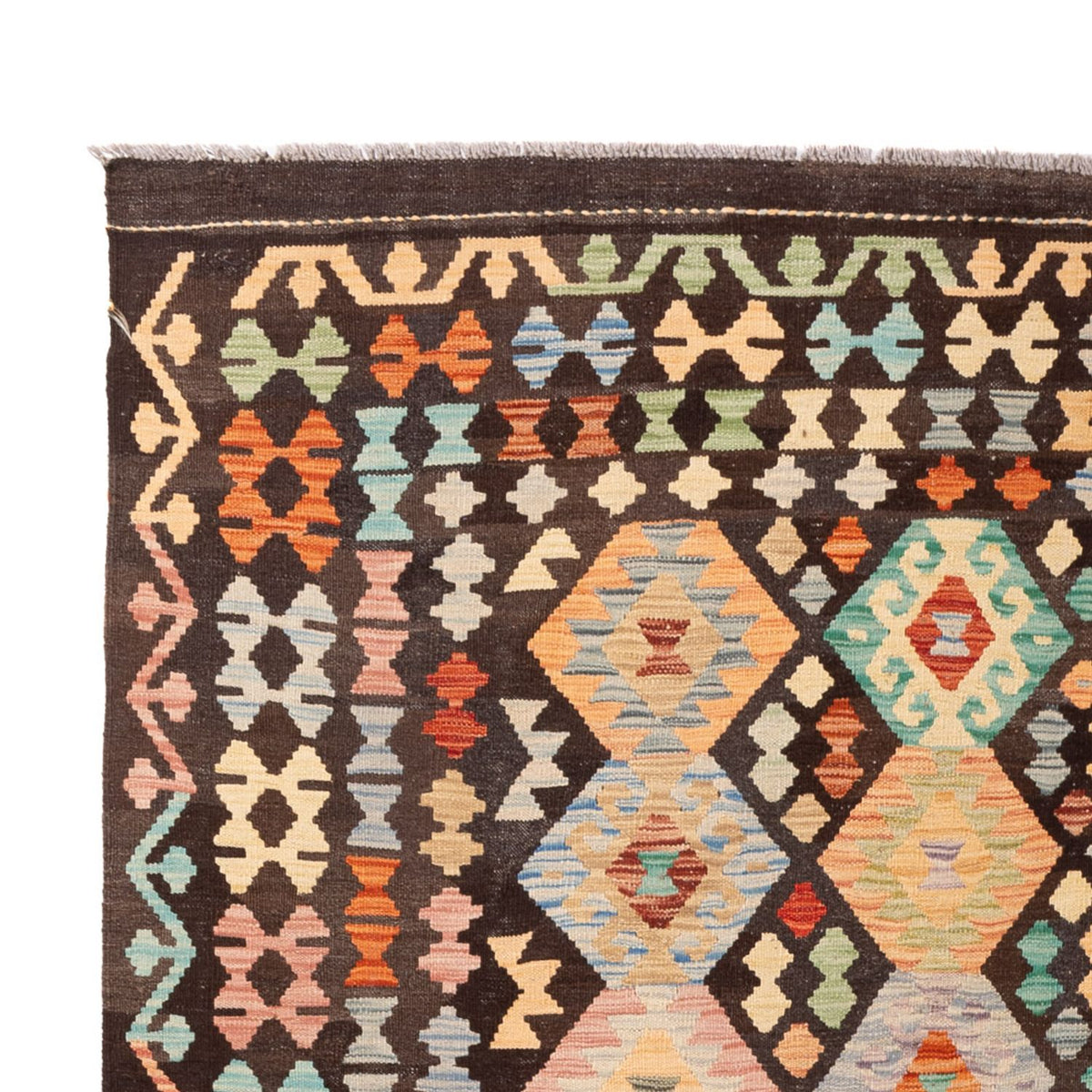 Tappeto Kelim - Splash - 299 x 198 cm - multicolore