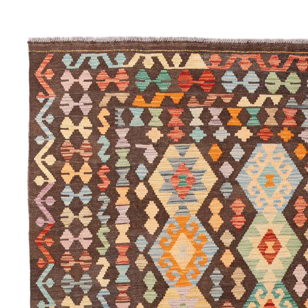 Tappeto Kelim - Splash - 301 x 202 cm - multicolore