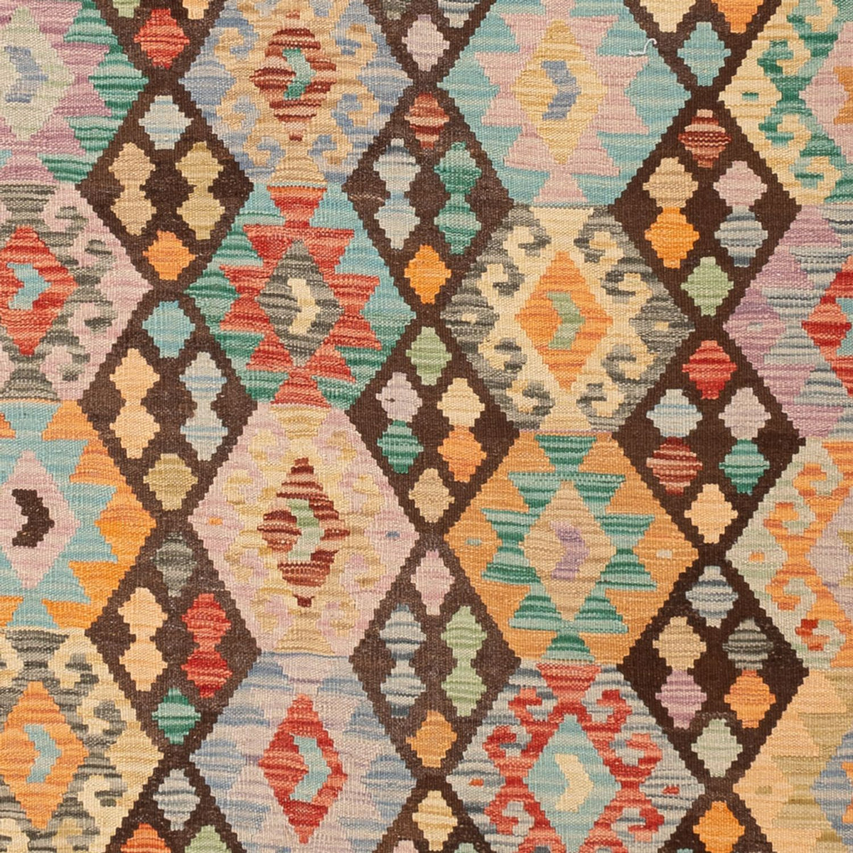 Tappeto Kelim - Splash - 290 x 195 cm - multicolore