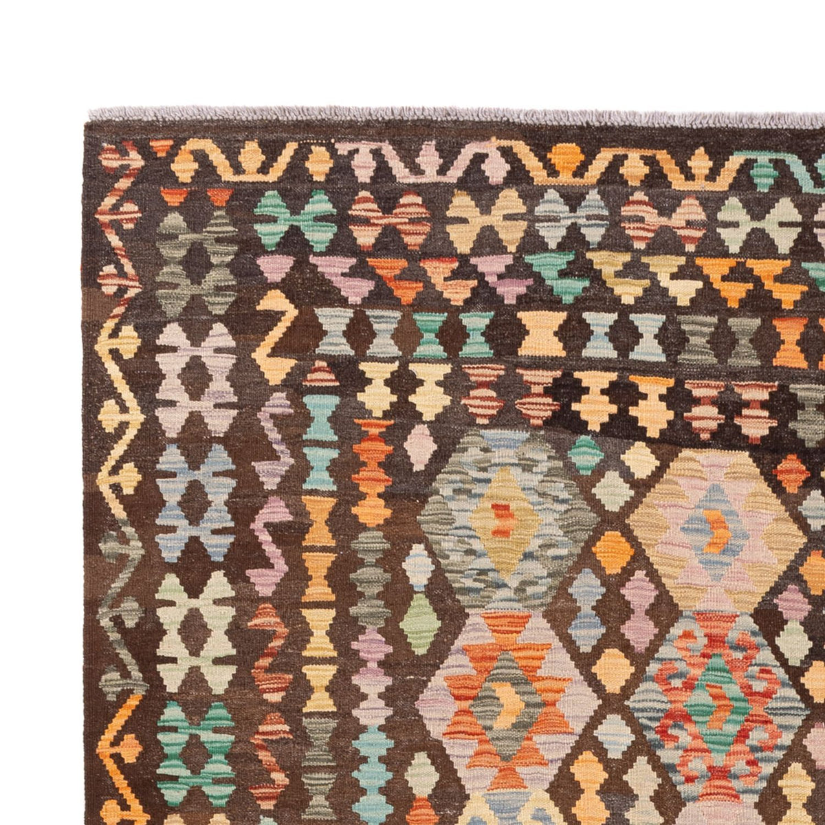 Tappeto Kelim - Splash - 290 x 195 cm - multicolore