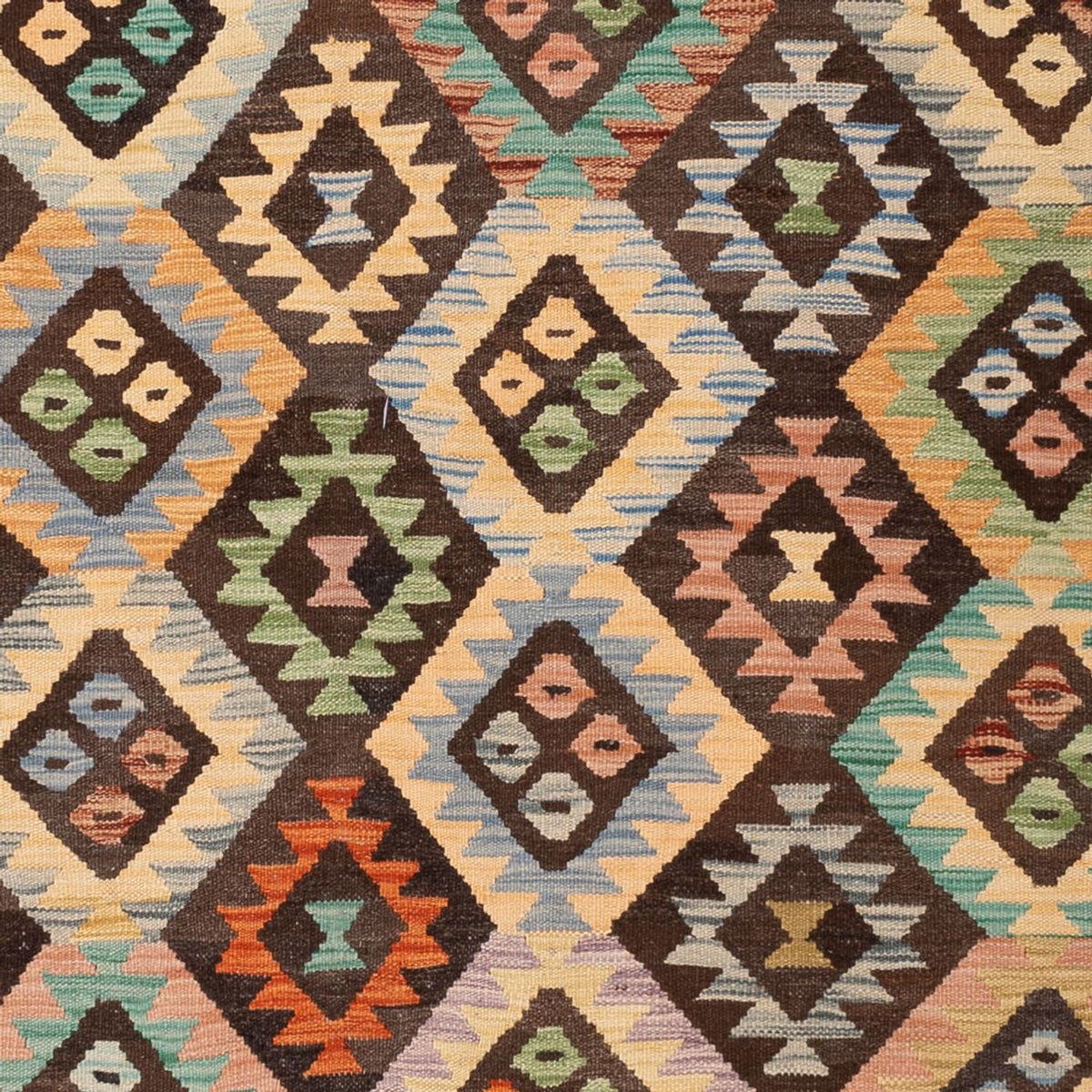 Tappeto Kelim - Splash - 301 x 194 cm - multicolore