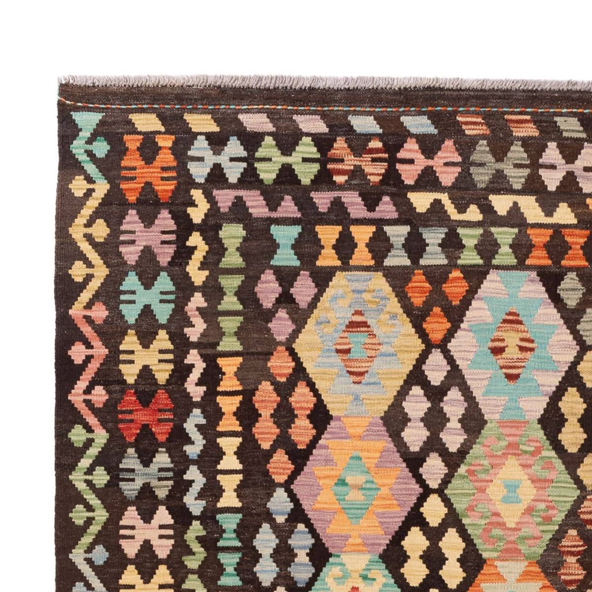 Tappeto Kelim - Splash - 296 x 208 cm - multicolore