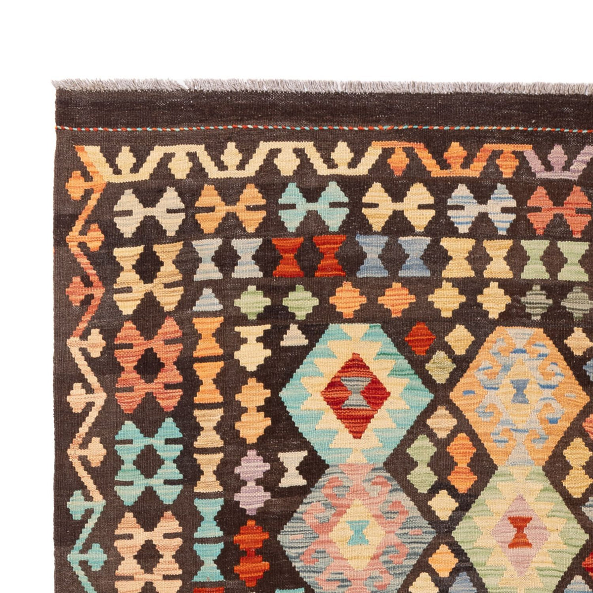 Tappeto Kelim - Splash - 307 x 199 cm - multicolore