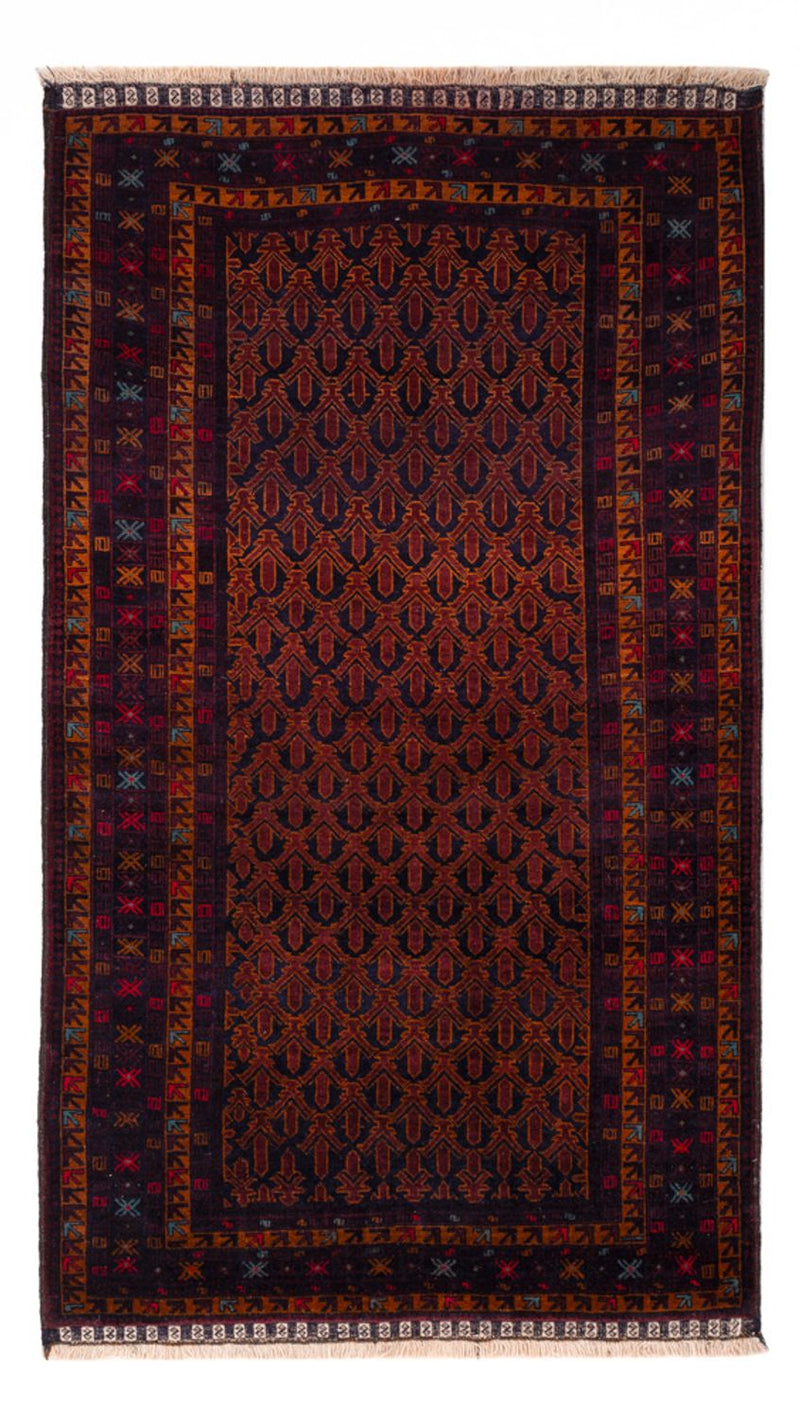 Tappeto corsia Tappeto Belutsch - 200 x 114 cm - rosso scuro