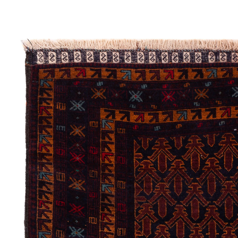 Tappeto corsia Tappeto Belutsch - 200 x 114 cm - rosso scuro