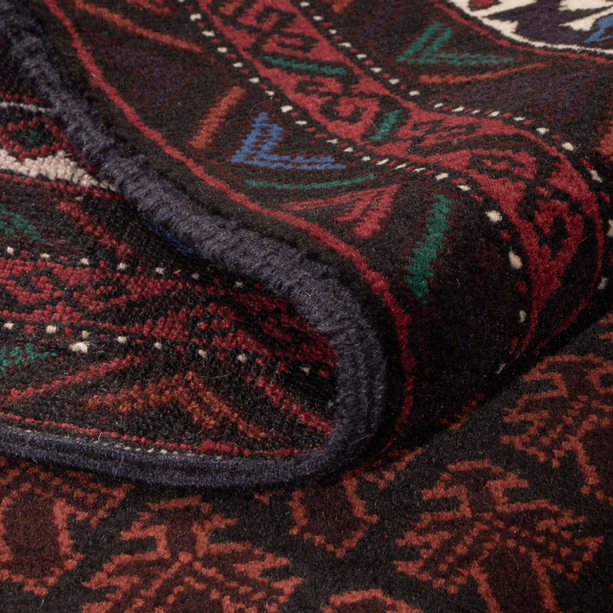 Tappeto Belutsch - 188 x 123 cm - rosso scuro