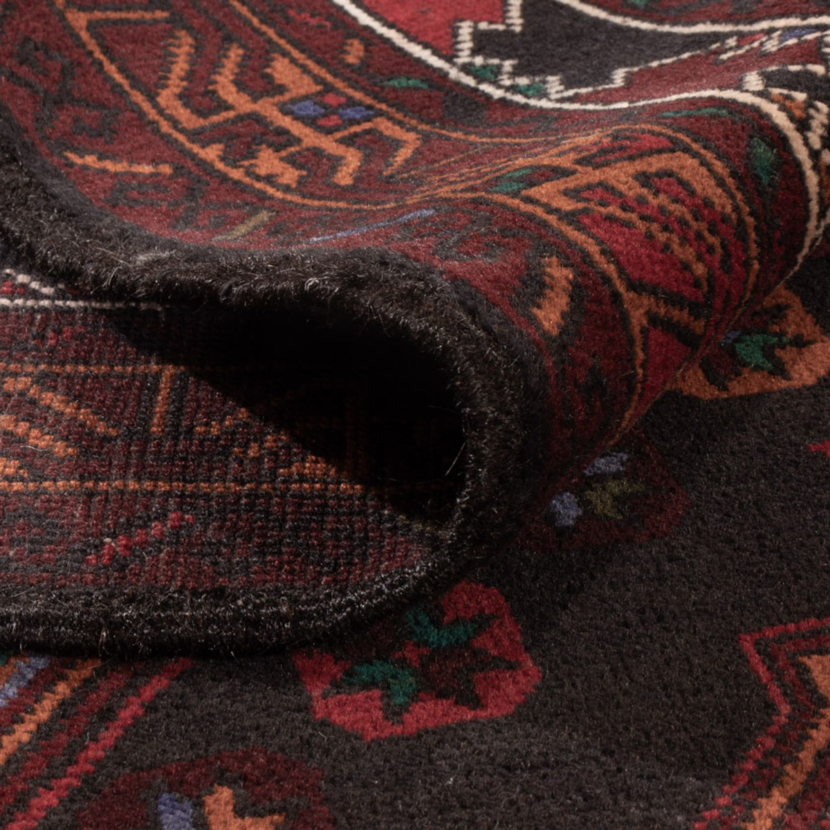 Tappeto Belutsch - 183 x 123 cm - rosso scuro