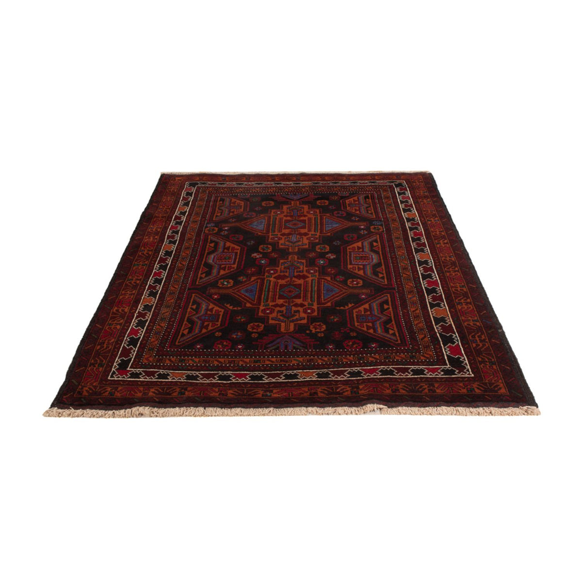Tappeto Belutsch - 183 x 123 cm - rosso scuro