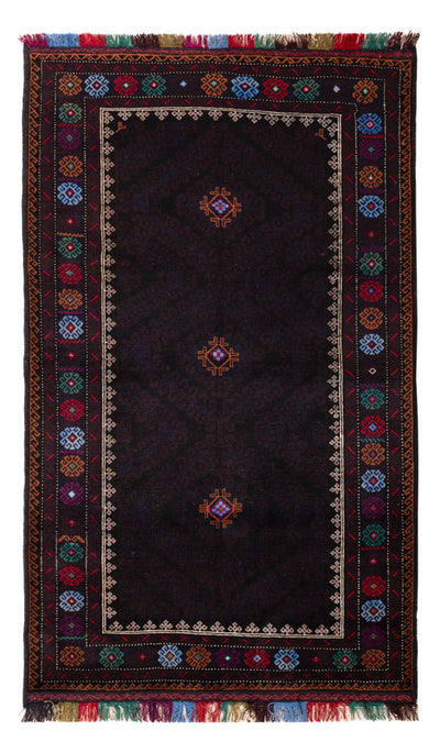 Tappeto Belutsch 116x195cm - Tappeto orientale - blu scuro