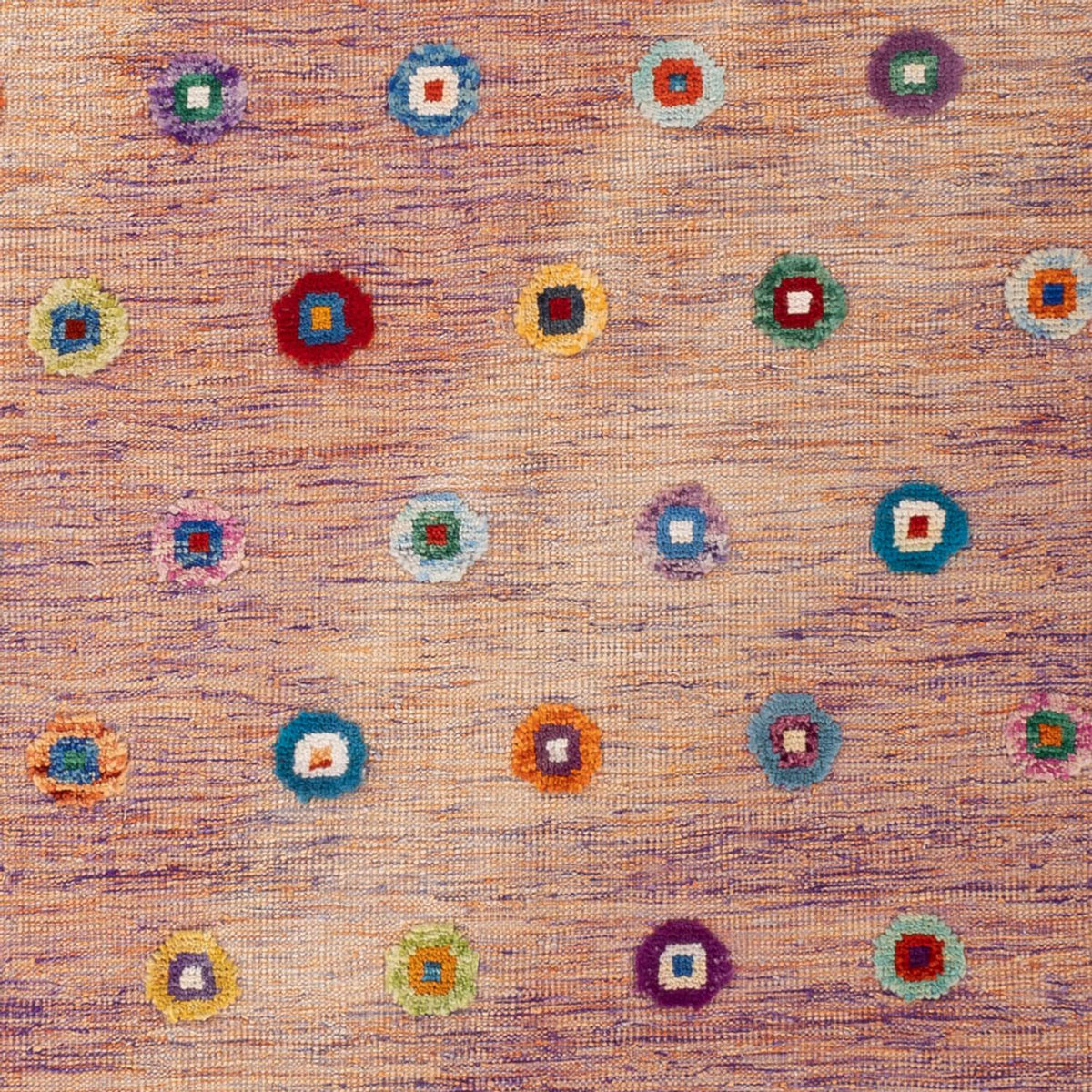 Tappeto Kelim - Splash - 298 x 215 cm - rosa