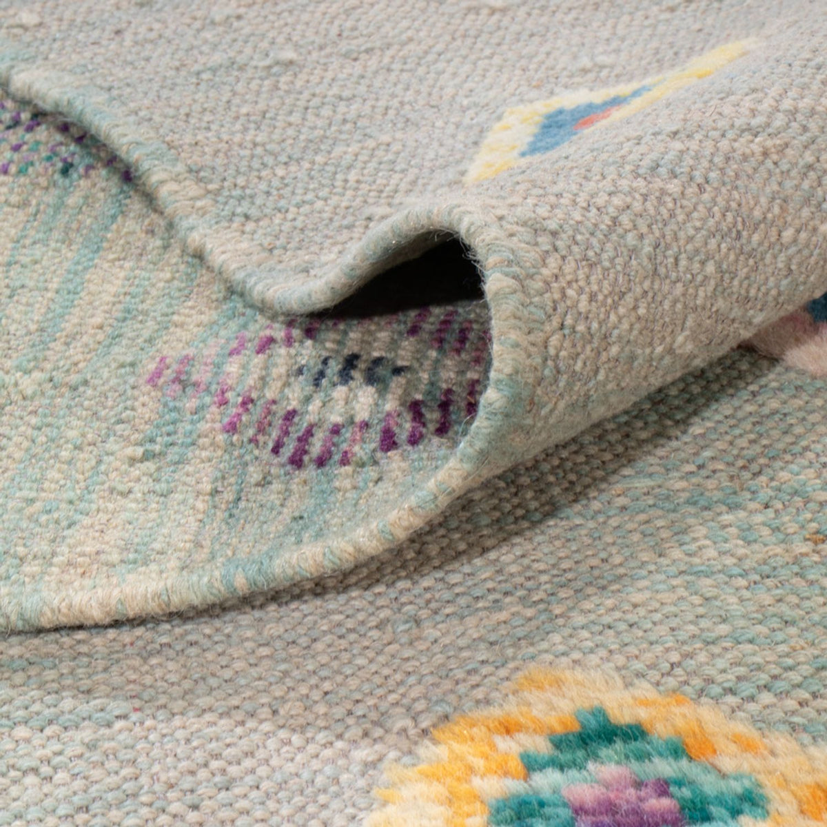 Tappeto Kelim - Splash - 298 x 207 cm - multicolore