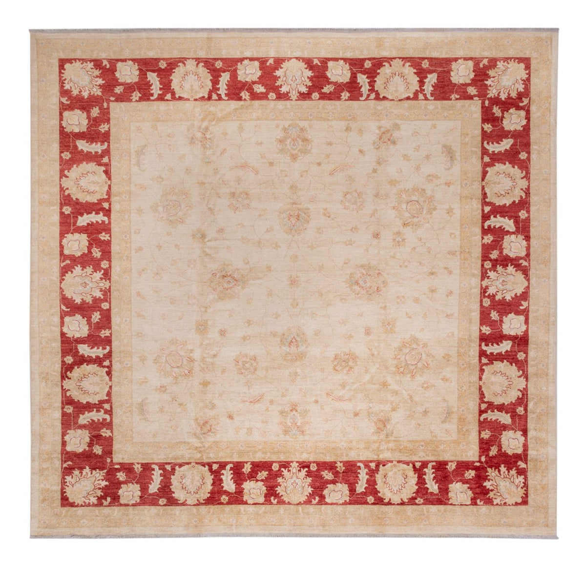 Tappeto Ziegler quadrato  - 340 x 345 cm - rosso