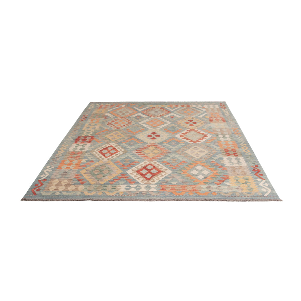 Kelim Teppich - Splash - 246 x 176 cm - bunt