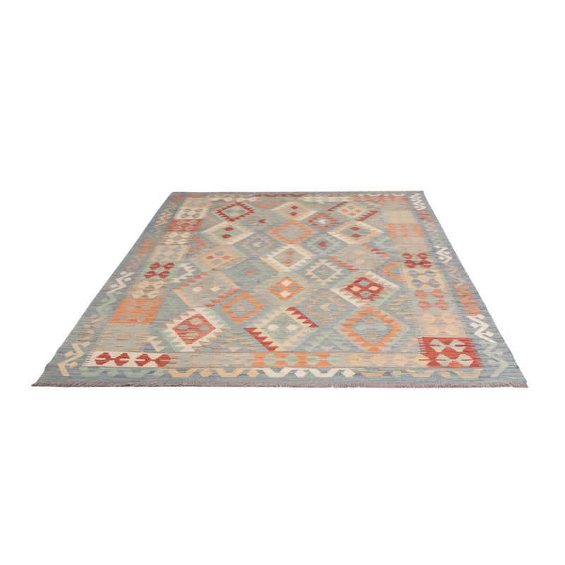 Kelim Teppich - Splash - 246 x 173 cm - bunt