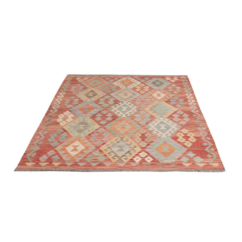 Kelim Teppich - Splash - 202 x 152 cm - bunt