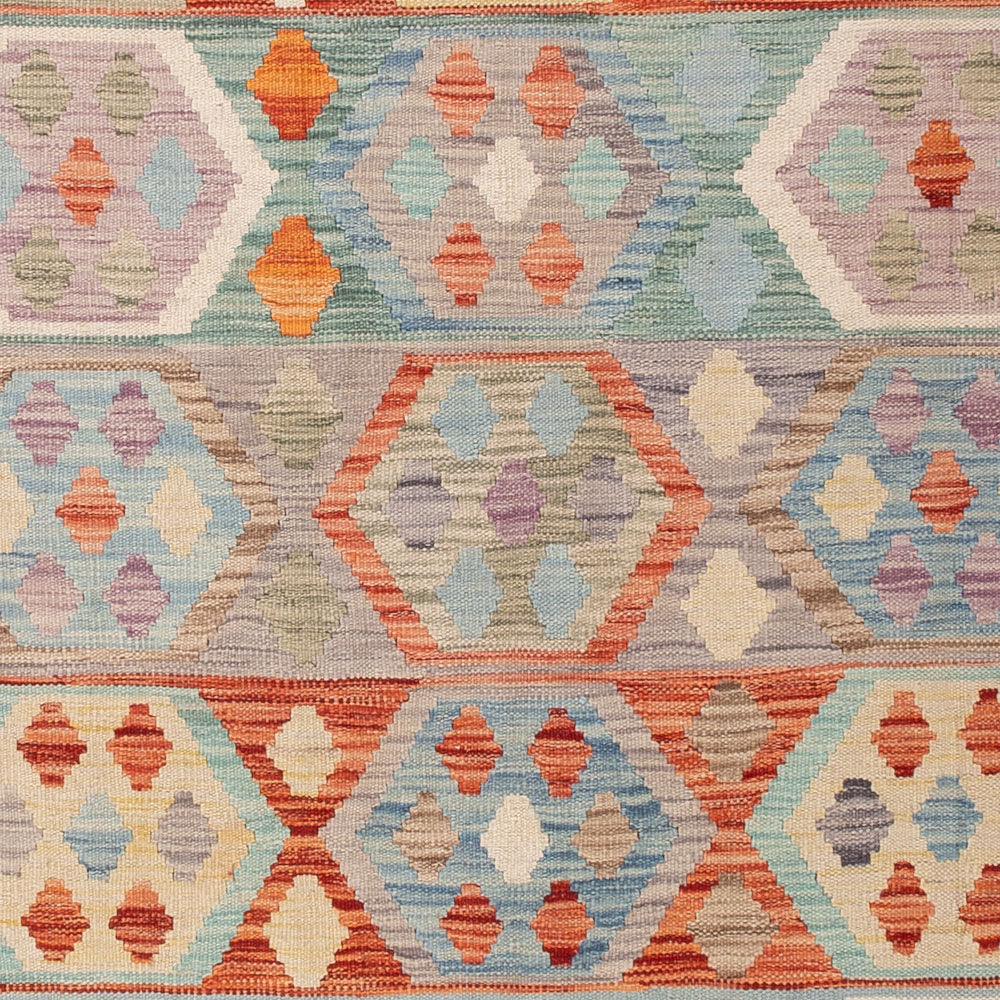 Kelim Teppich - Splash - 203 x 152 cm - bunt