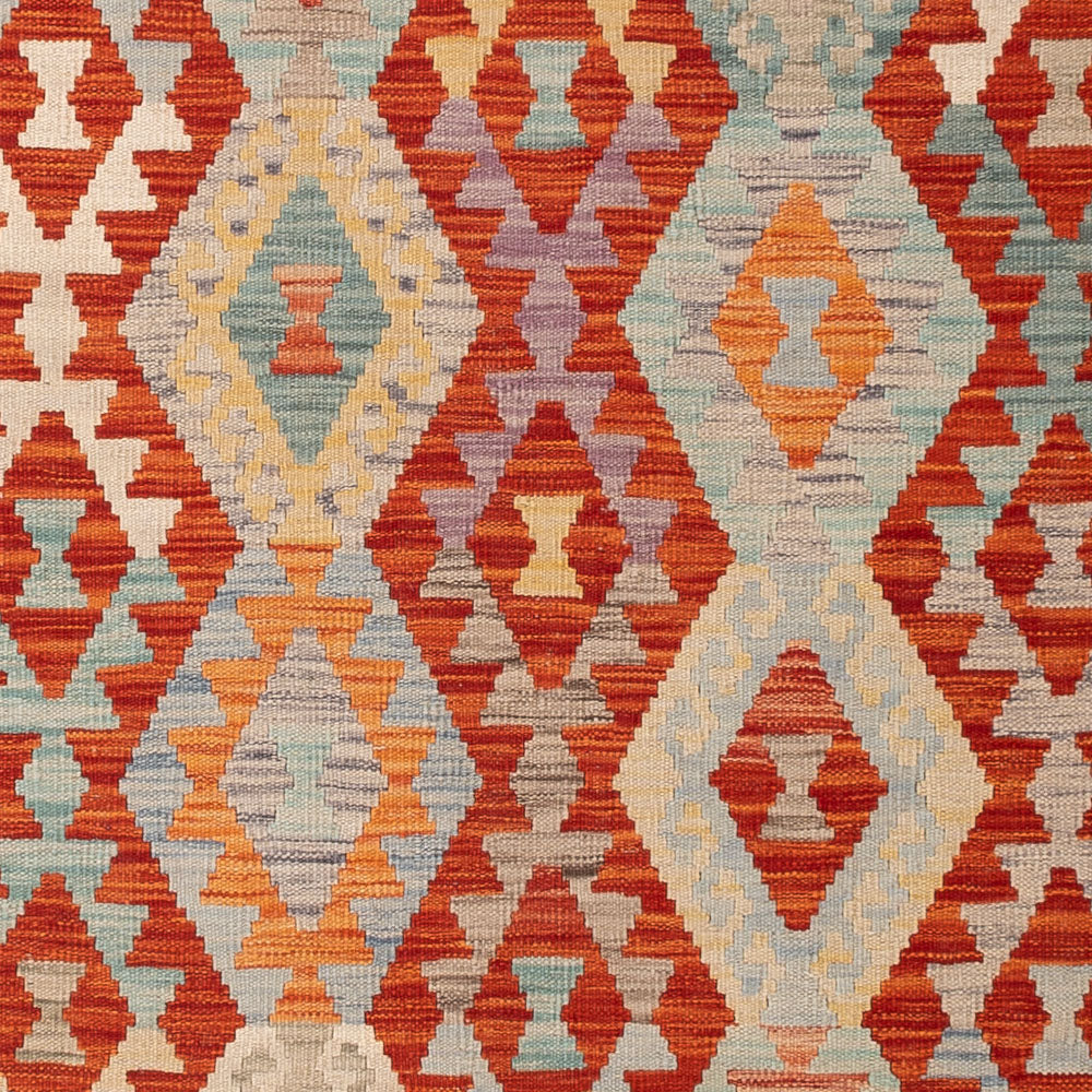 Kelim Teppich - Splash - 194 x 153 cm - bunt