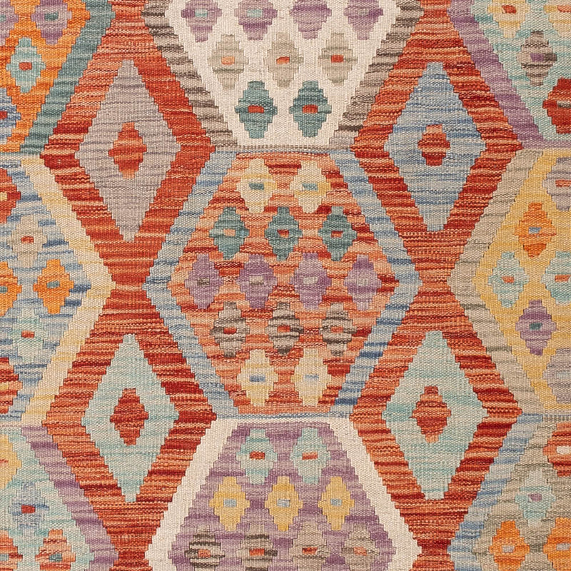 Kelim Teppich - Splash - 192 x 150 cm - bunt