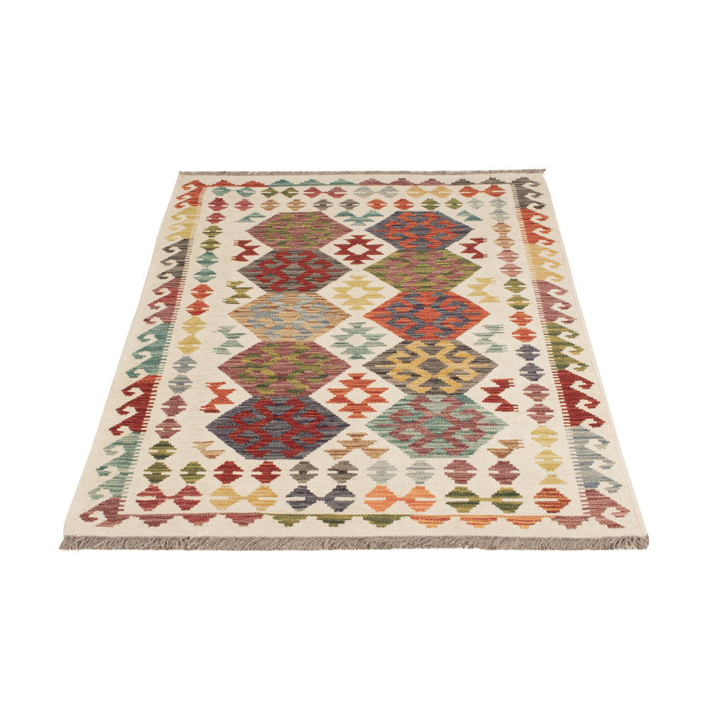 Kelim Teppich - Splash - 155 x 97 cm - bunt