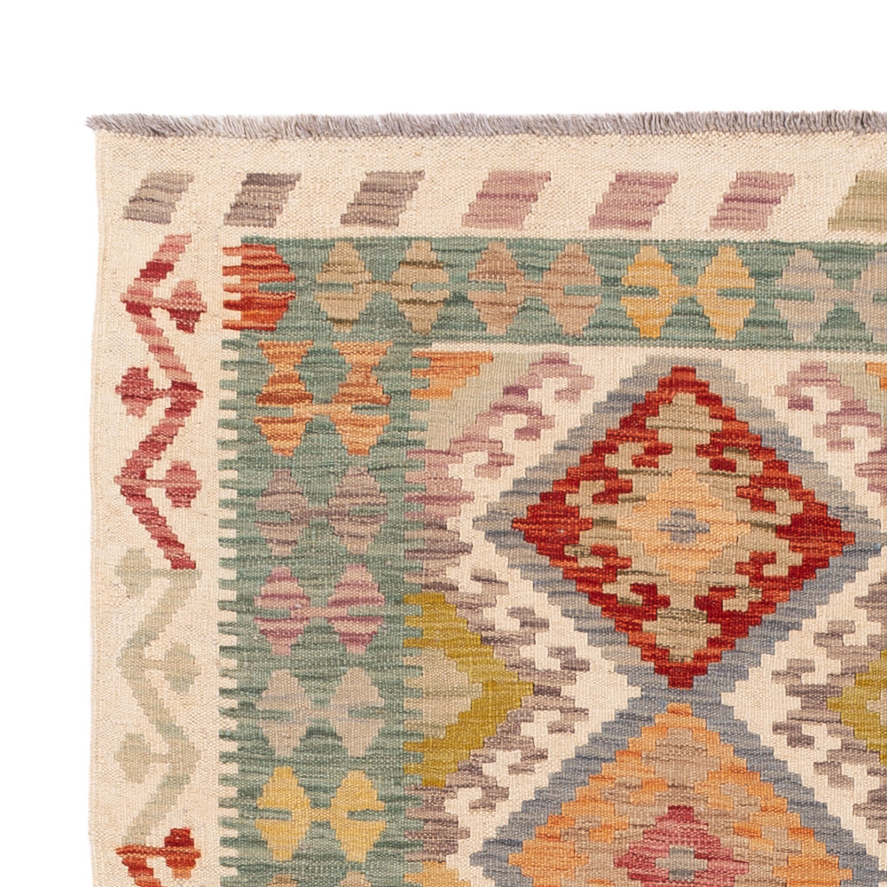 Kilim Maimana Tappeto 200x145cm - Tappeto di lana