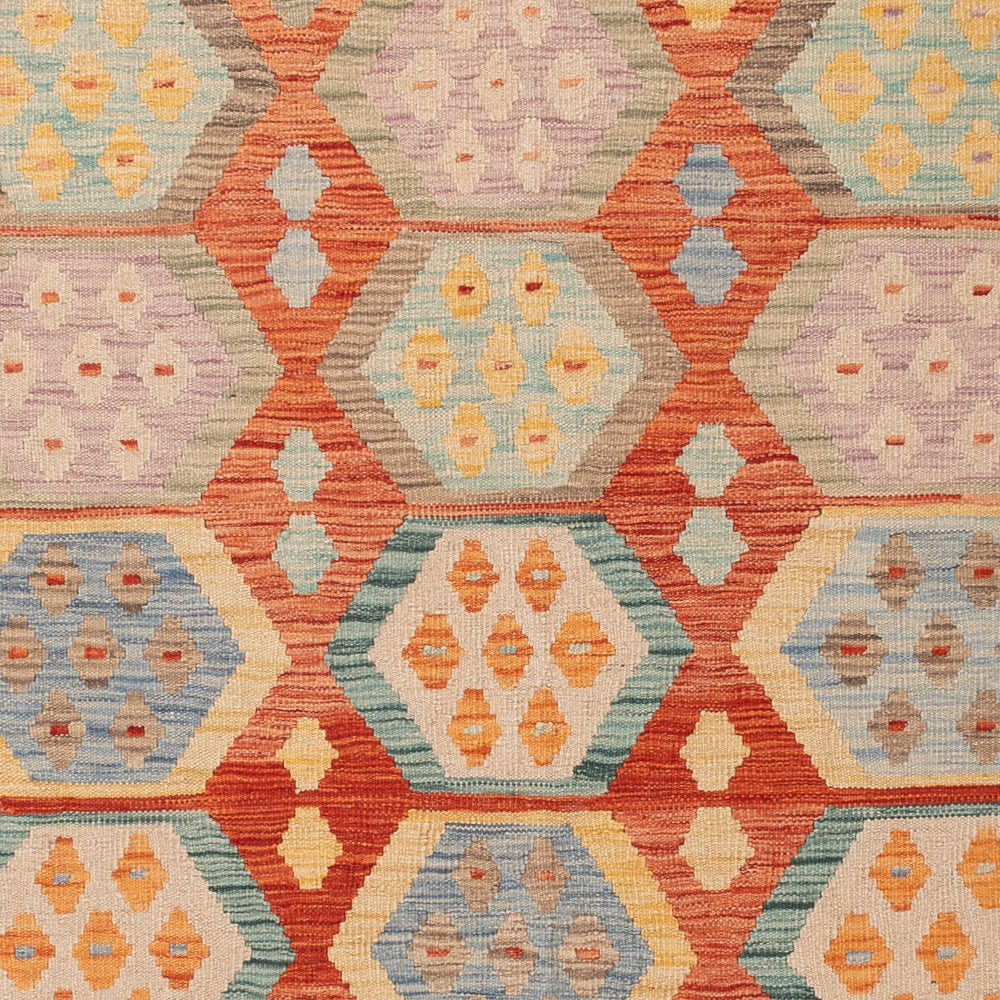 Kelim Teppich - Splash - 237 x 173 cm - bunt