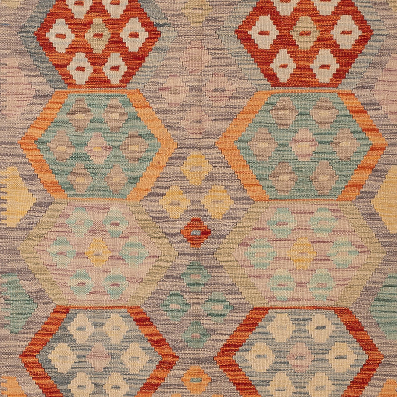 Kelim Teppich - Splash - 247 x 166 cm - bunt