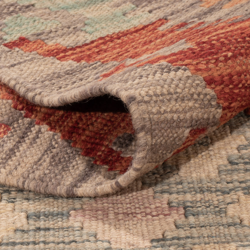 Kelim Teppich - Splash - 247 x 166 cm - bunt