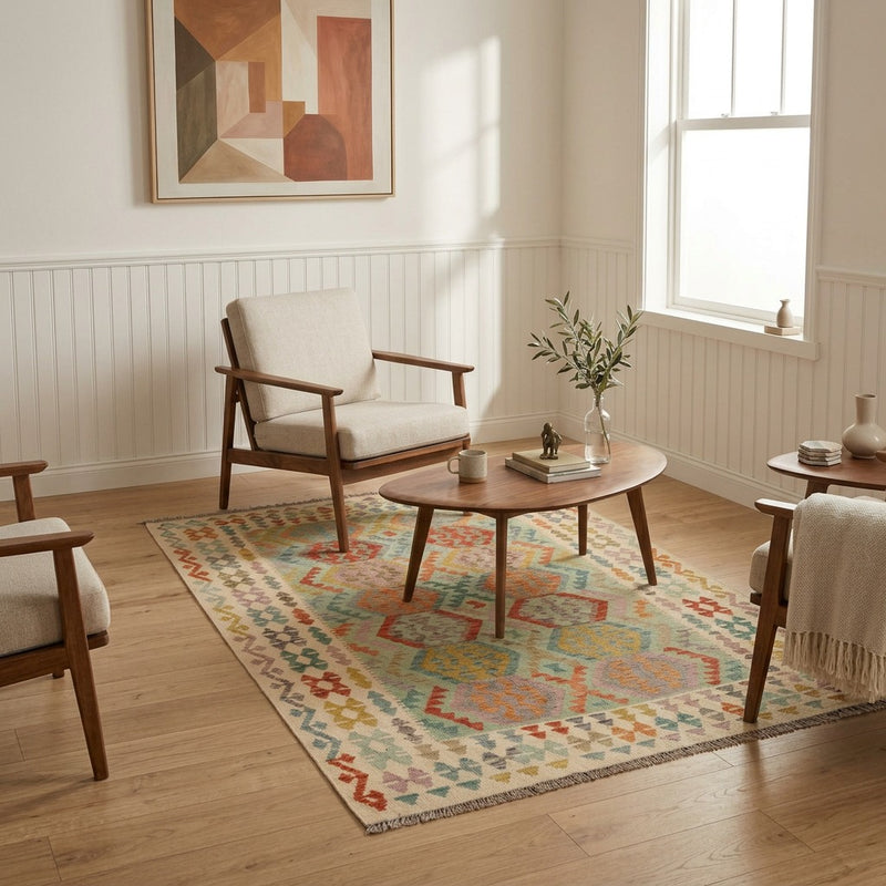 Kilim Maimana Tappeto 240x170cm - Tappeto di lana