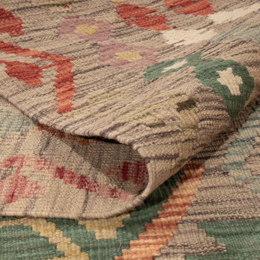 Kelim Teppich - Splash - 203 x 161 cm - bunt