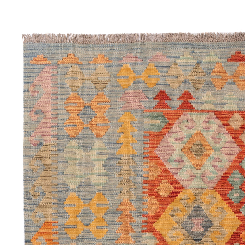 Kelim Teppich - Splash - 206 x 145 cm - bunt