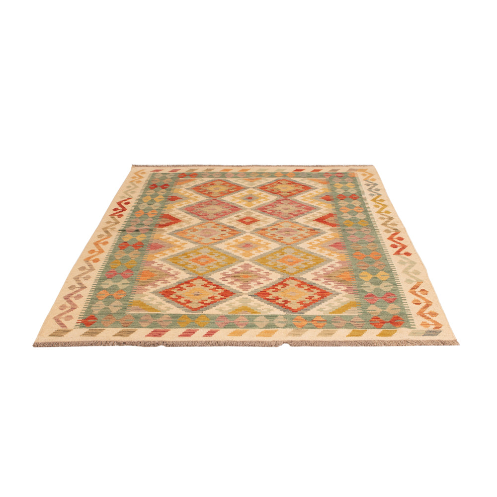 Kelim Teppich - Splash - 200 x 149 cm - bunt