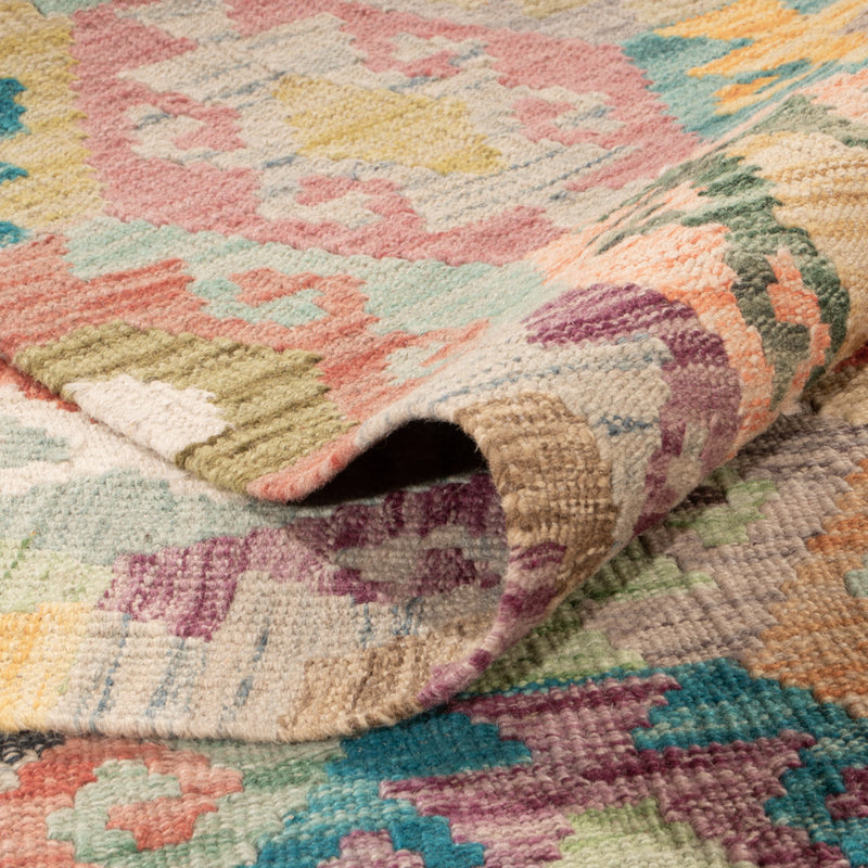 Kelim Teppich - Splash - 250 x 188 cm - bunt