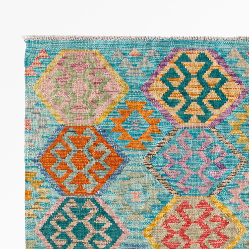 Kelim Teppich - Splash - 250 x 170 cm - bunt