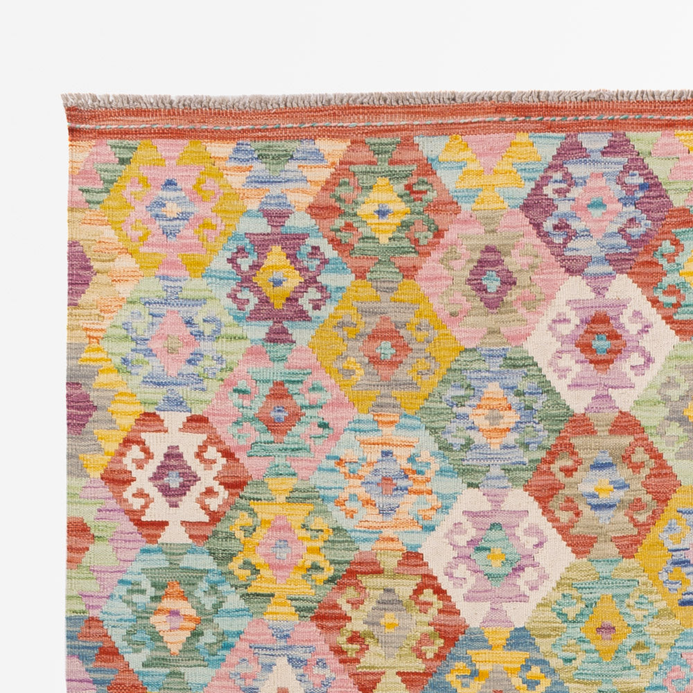 Kilim Maimana Tappeto 246x180cm - Tappeto di lana