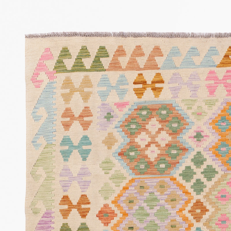 Kelim Teppich - Splash - 245 x 184 cm - bunt