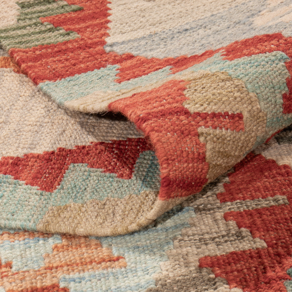 Kelim Teppich - Splash - 241 x 178 cm - bunt