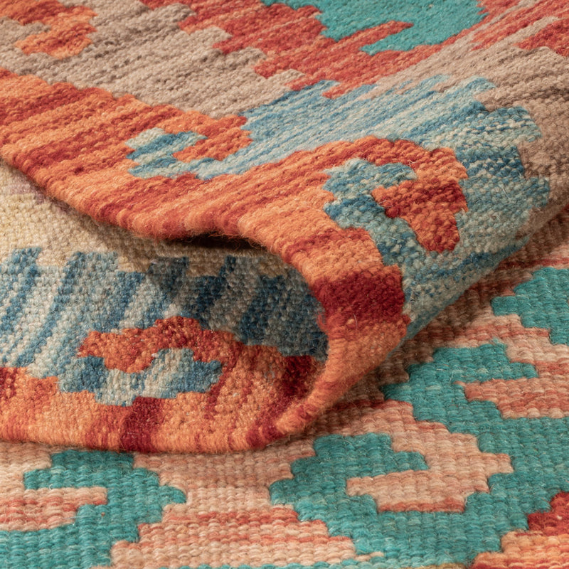 Kelim Teppich - Splash - 242 x 173 cm - bunt