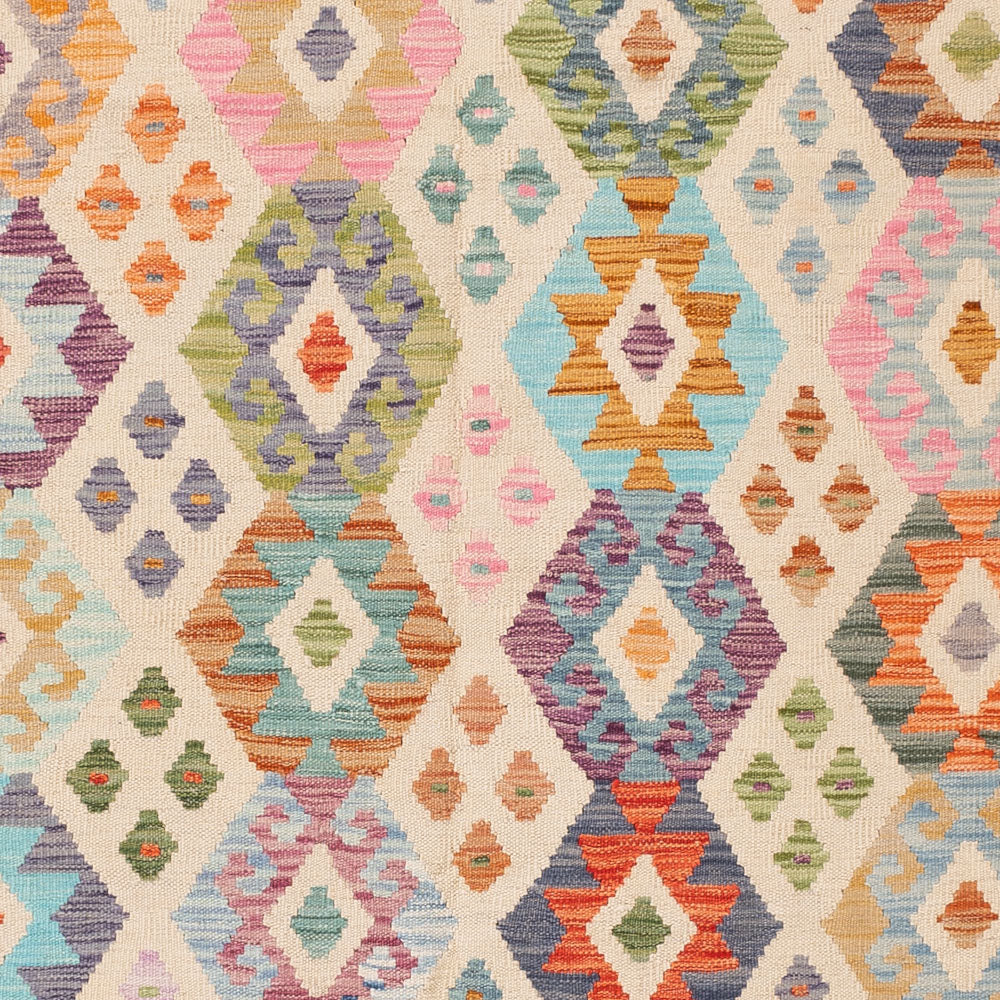 Kelim Teppich - Splash - 241 x 180 cm - bunt