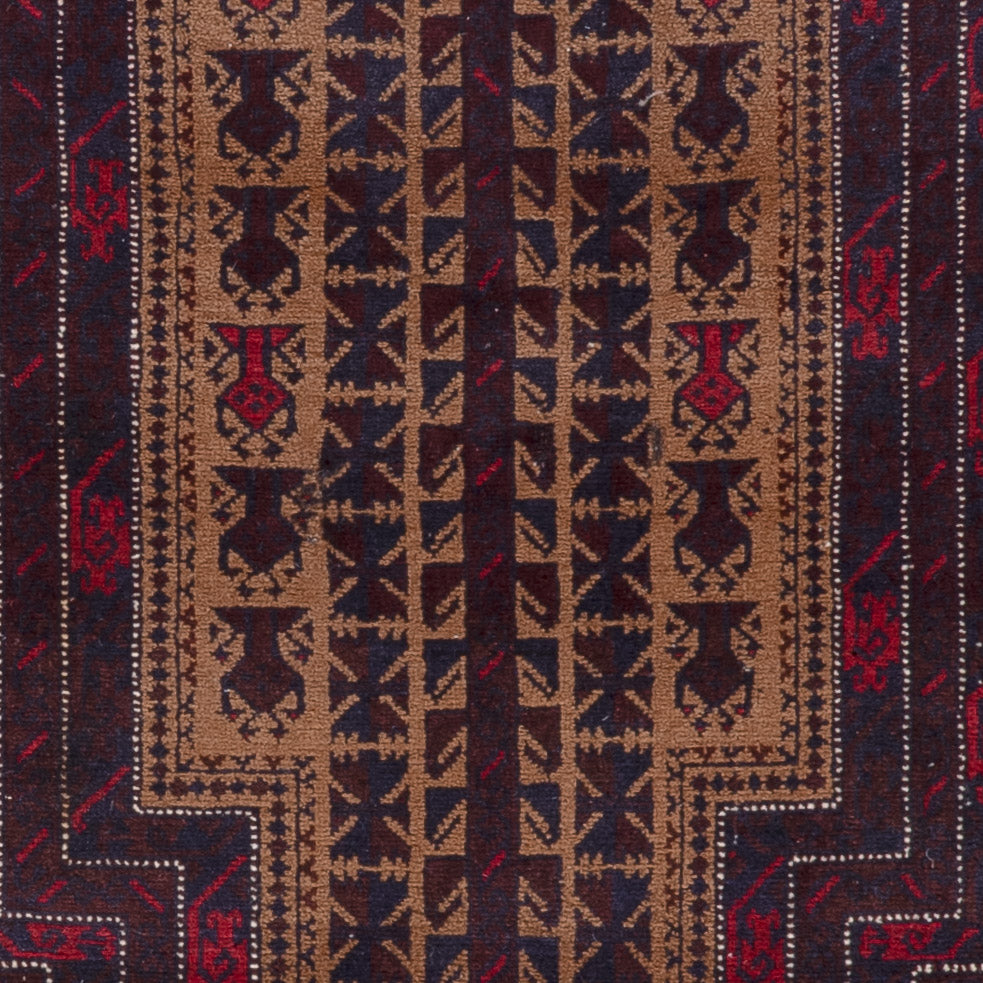 Belutsch Teppich - 155 x 90 cm - mehrfarbig