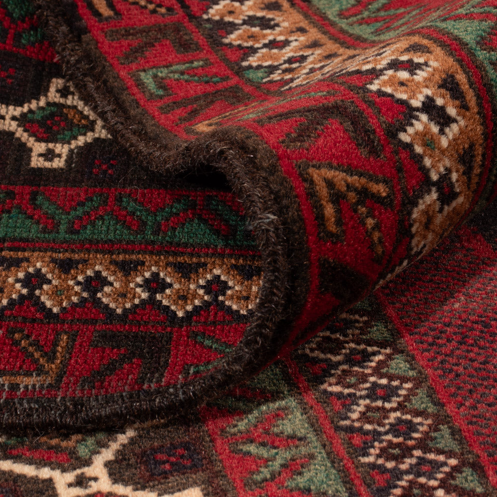 Belutsch Teppich - 152 x 88 cm - rot