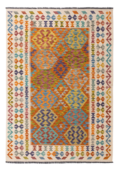 Kilim Maimana Tappeto 144x200cm - Tappeto di lana