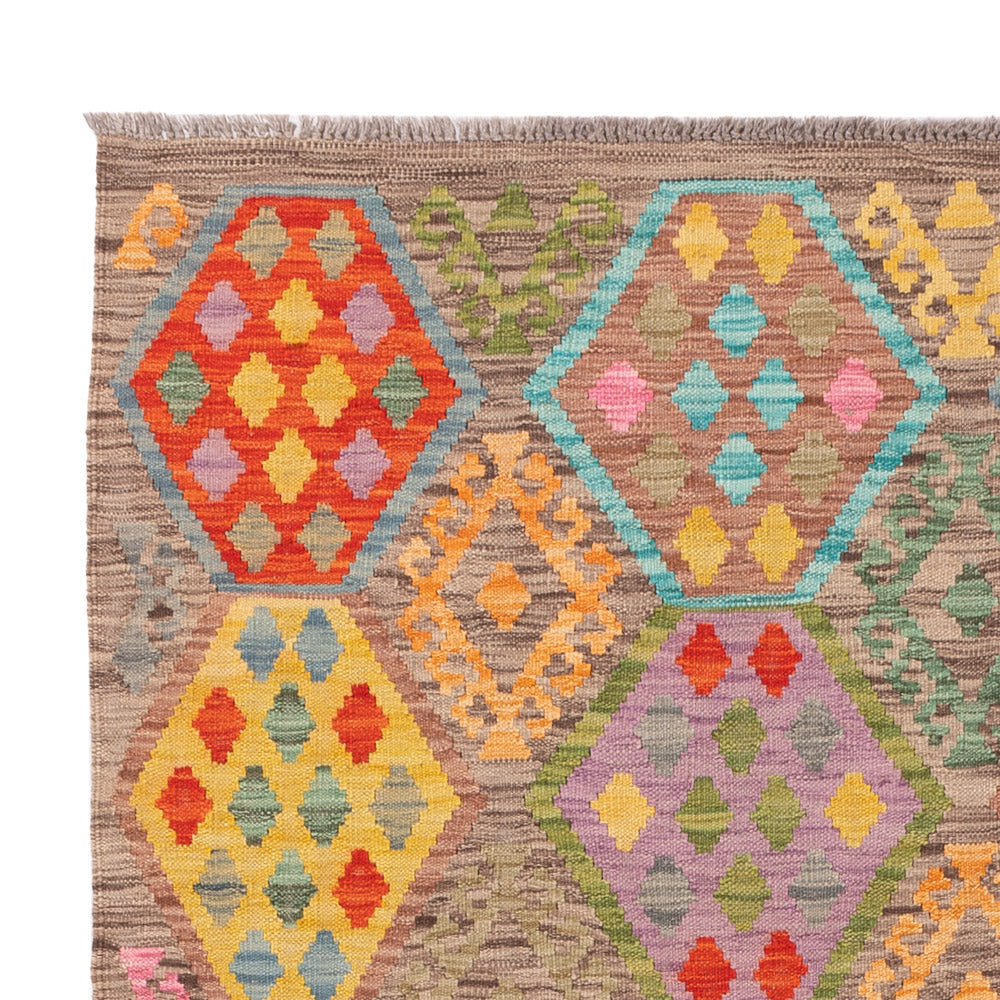 Kilim Maimana Tappeto 197x158cm - Tappeto di lana